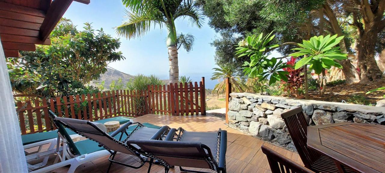 Cabana Los Palmeros, Vista Al Mar Y La Montana Alojera 외부 사진