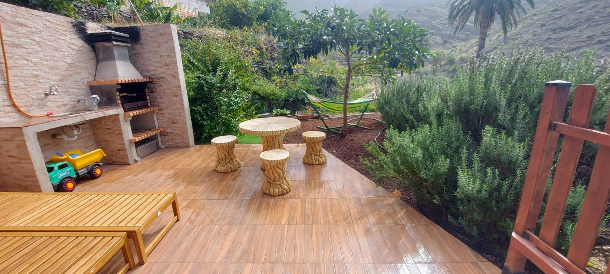 Cabana Los Palmeros, Vista Al Mar Y La Montana Alojera 외부 사진