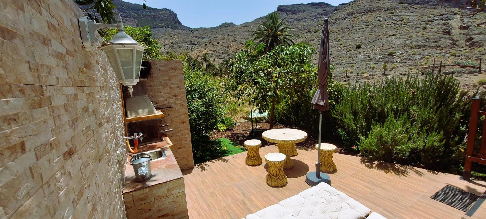 Cabana Los Palmeros, Vista Al Mar Y La Montana Alojera 외부 사진