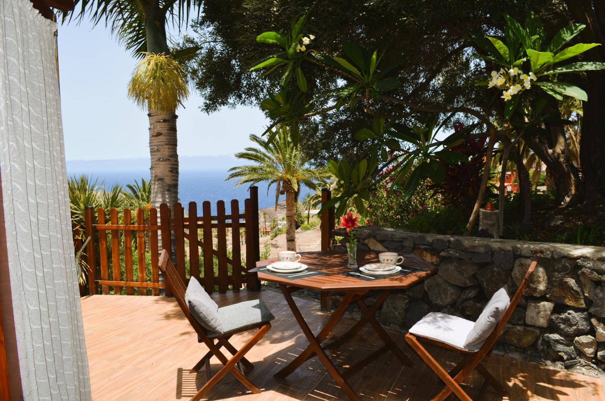 Cabana Los Palmeros, Vista Al Mar Y La Montana Alojera 외부 사진