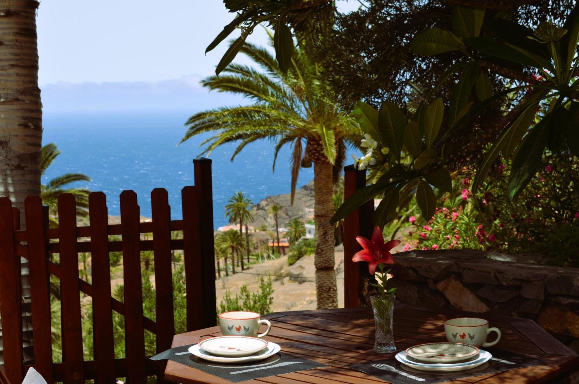 Cabana Los Palmeros, Vista Al Mar Y La Montana Alojera 외부 사진